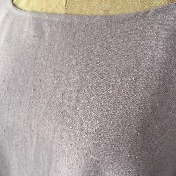 Jamie and the Jones Blank Canvas Top Petal Lavender Purple Raw Silk Drape Small - Picture 5 of 15